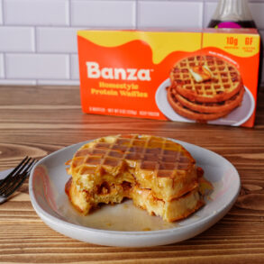 Reviewing Banza protein waffles