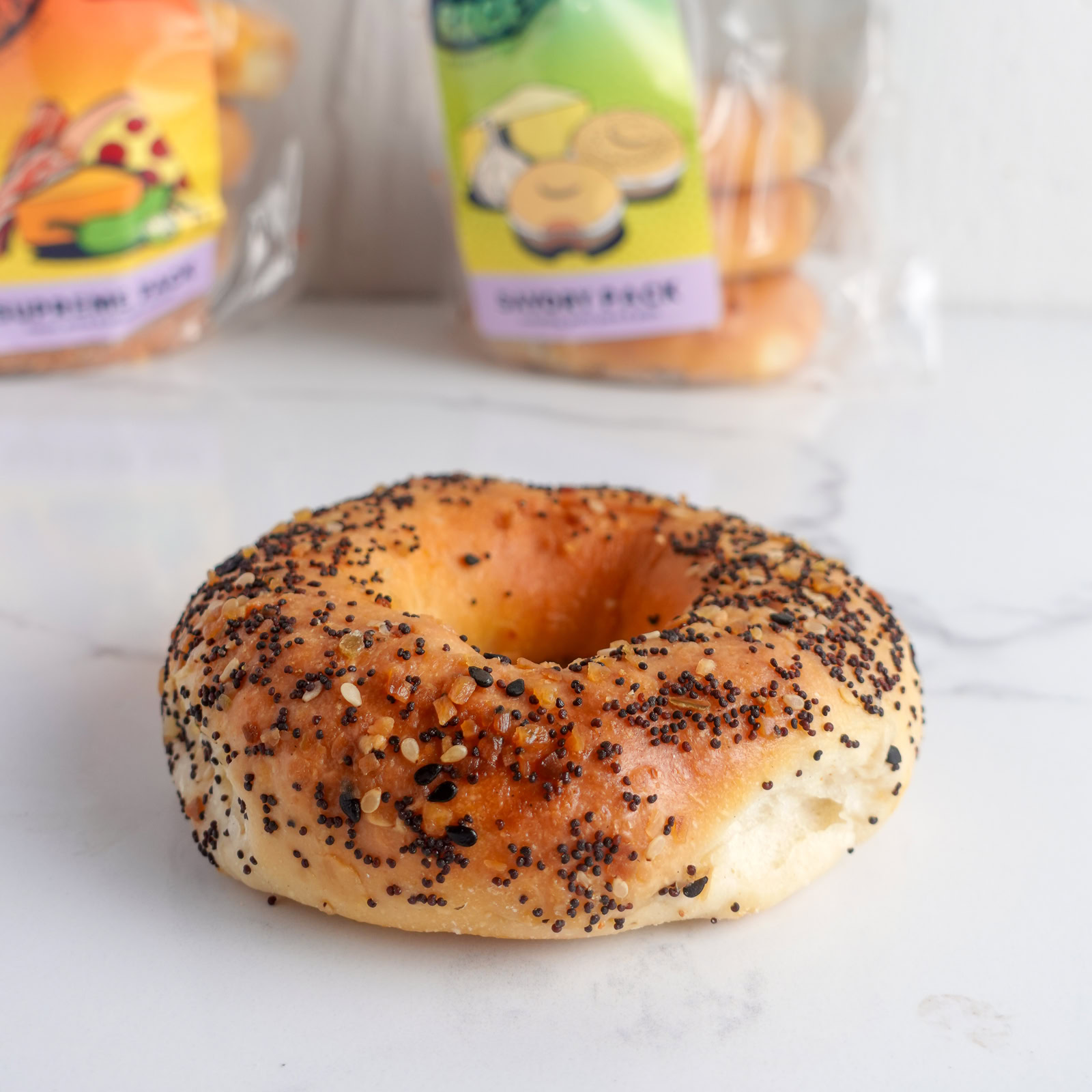 Buff bagel everything bagel