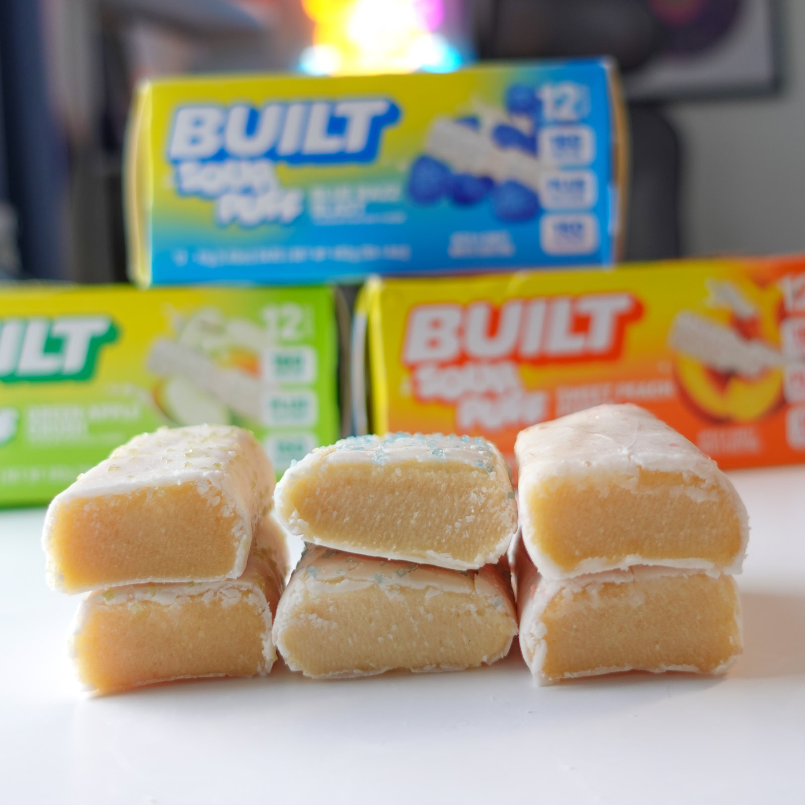Lineup of built sour bars