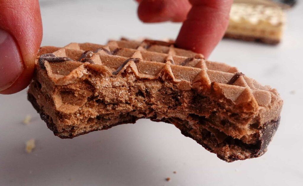 Chocolate wafer bite
