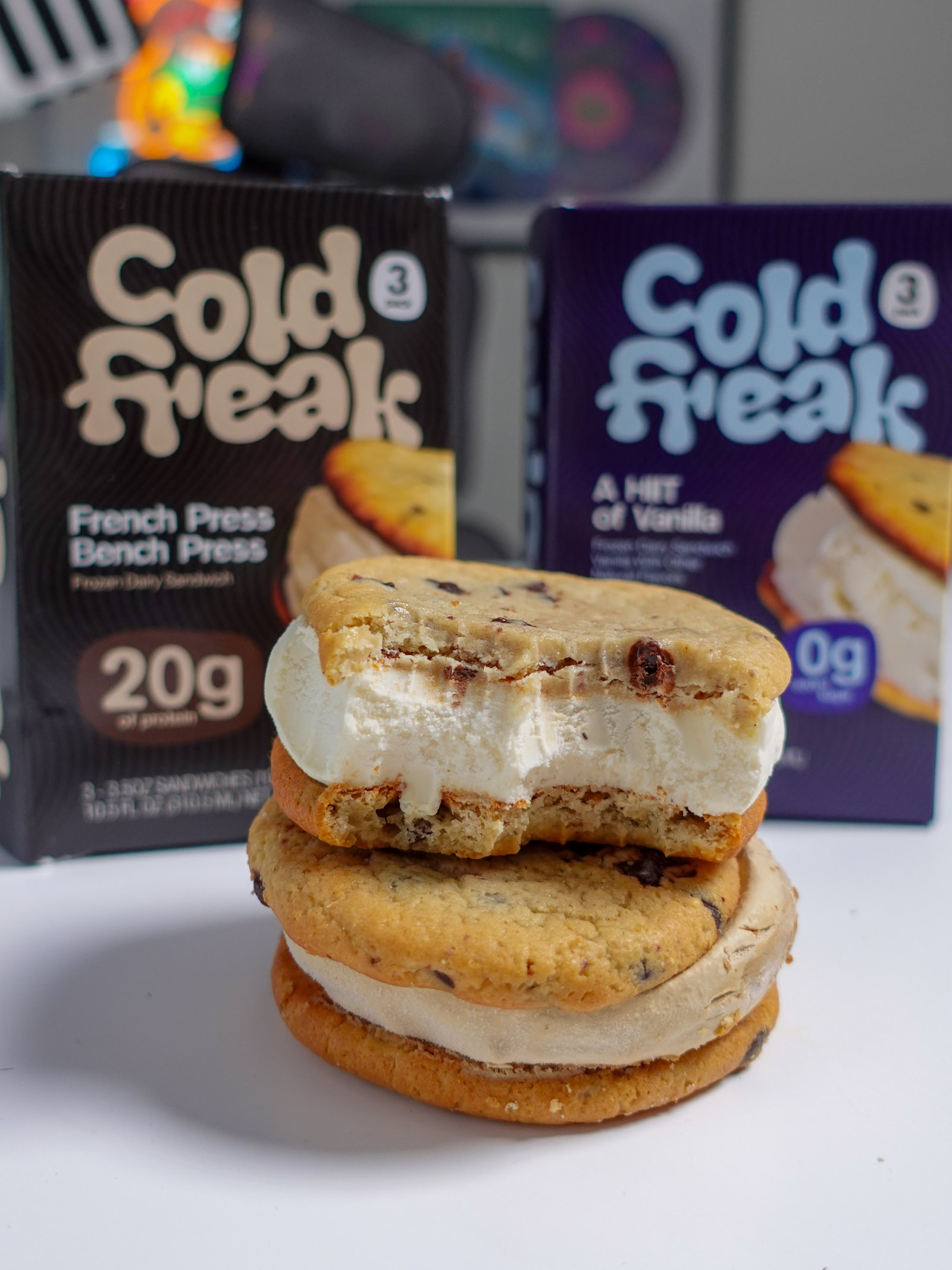 Cold Freak Ice Cream Sandwiches