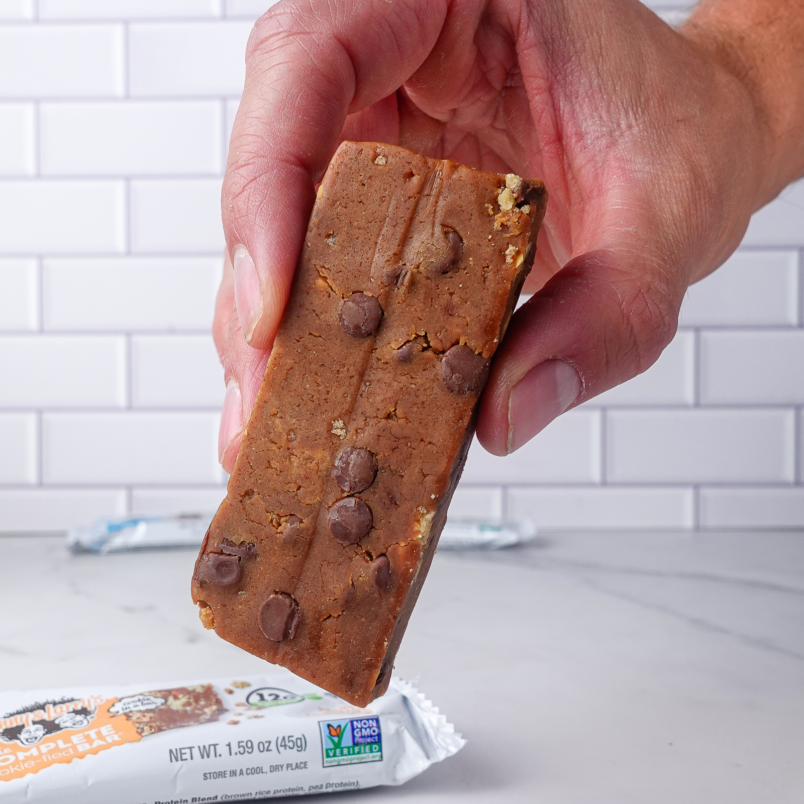 Cookie fied peanut butter bar