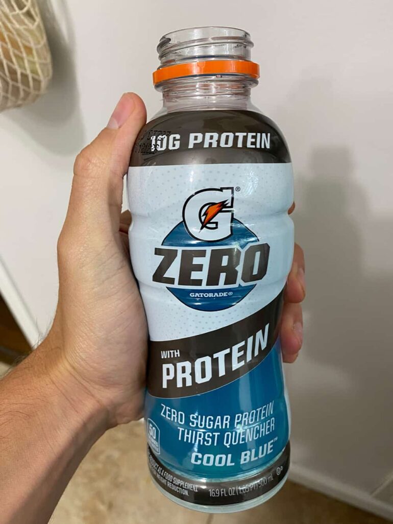 Review Gatorade Zero With Protein Protein Snack Reviews
