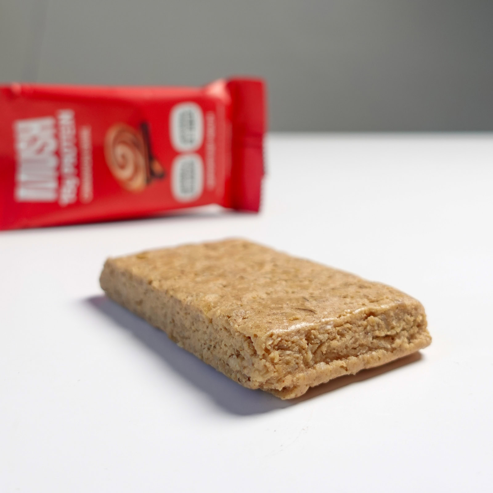 Protein snack bar with minimal ingredients from MUSH brand.
