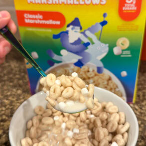 Spoonful of magic spoon marshmallow cereal