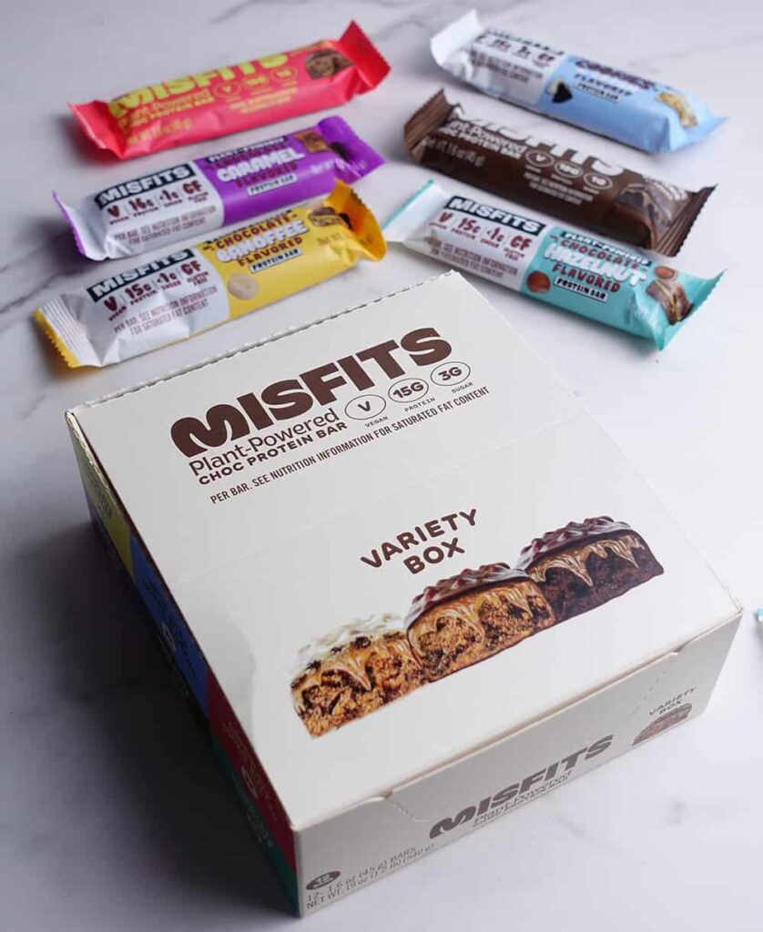 Misfits protein bars variety pack