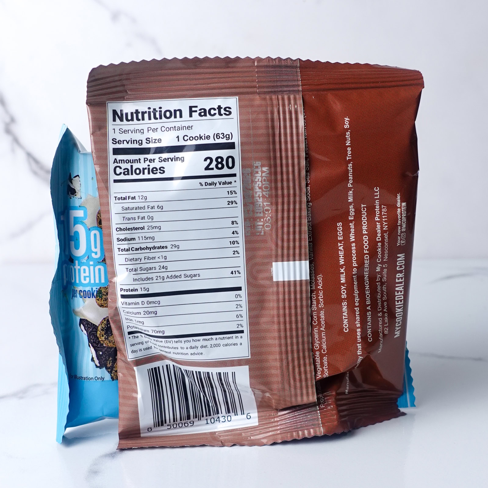 My Cookie Dealer protein cookie macros