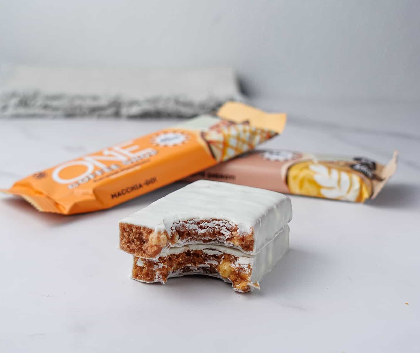 ONE coffee shop protein bars