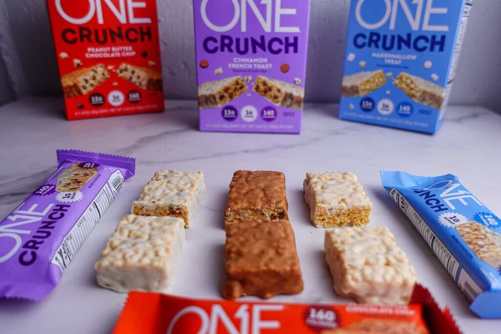 REVIEW: ONE Crunch Protein Bars [Protein Rice Krispies?] » Protein ...