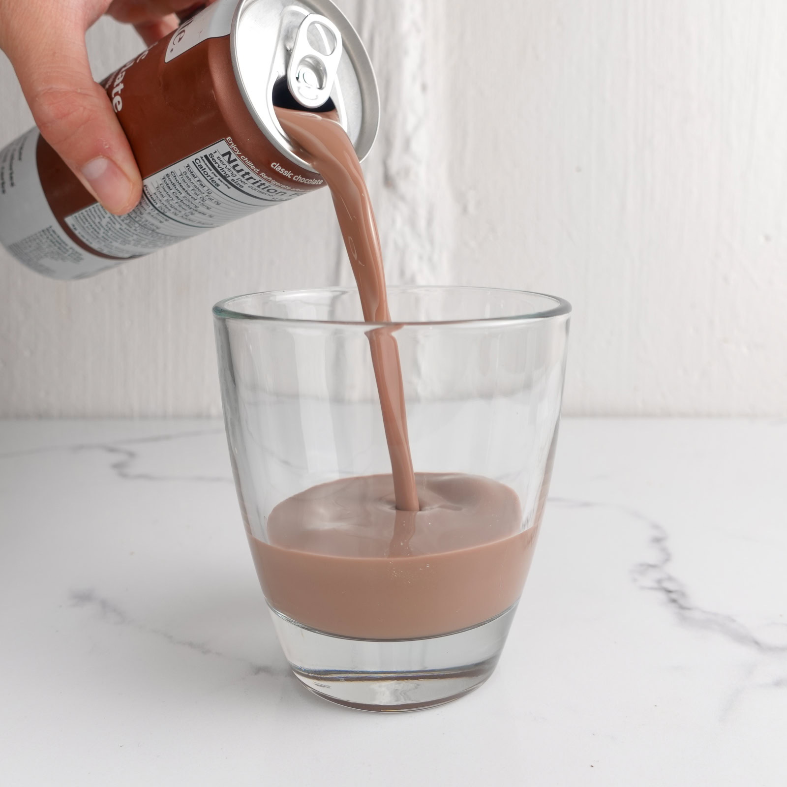 Pouring slate protein shake