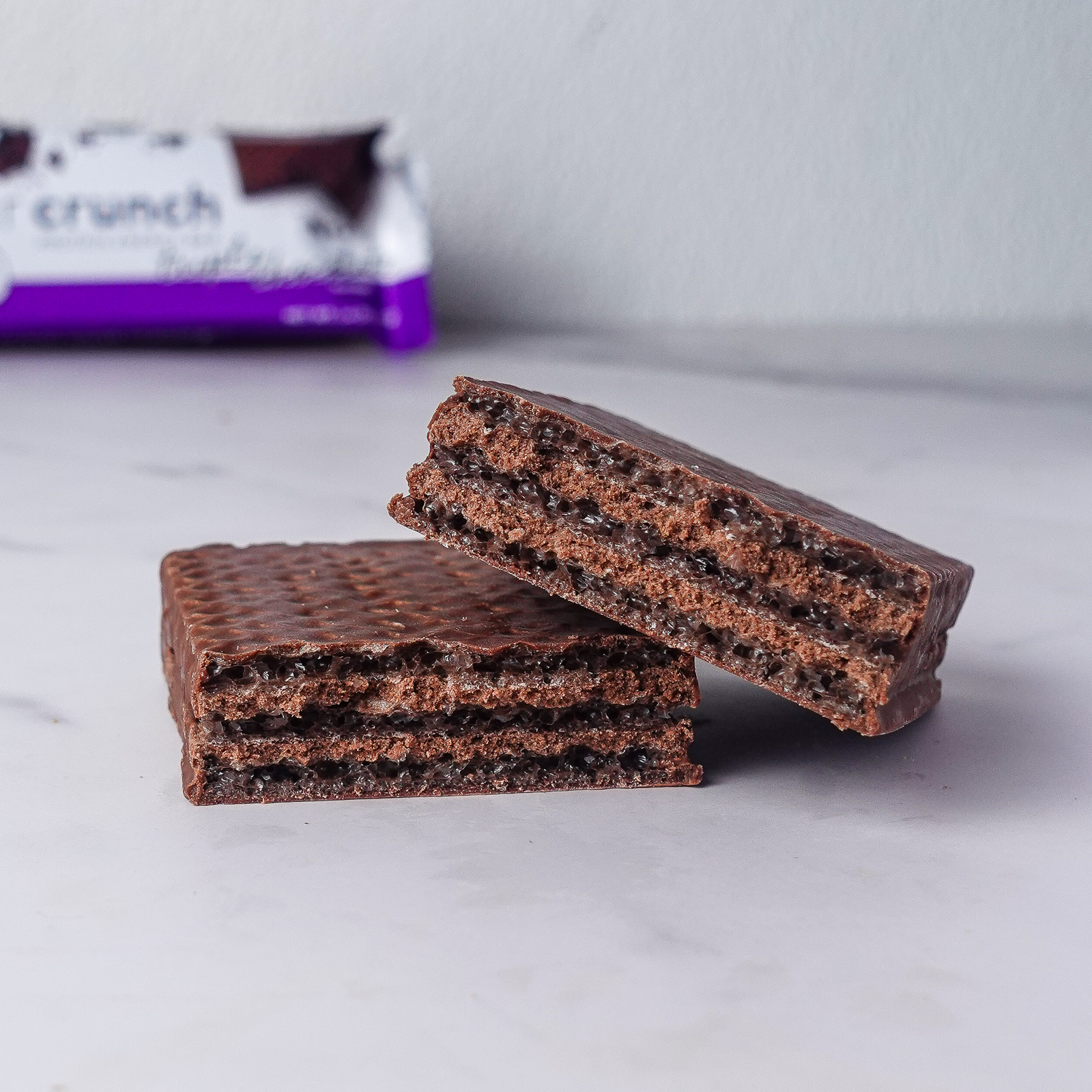 Triple chocolate power crunch bar