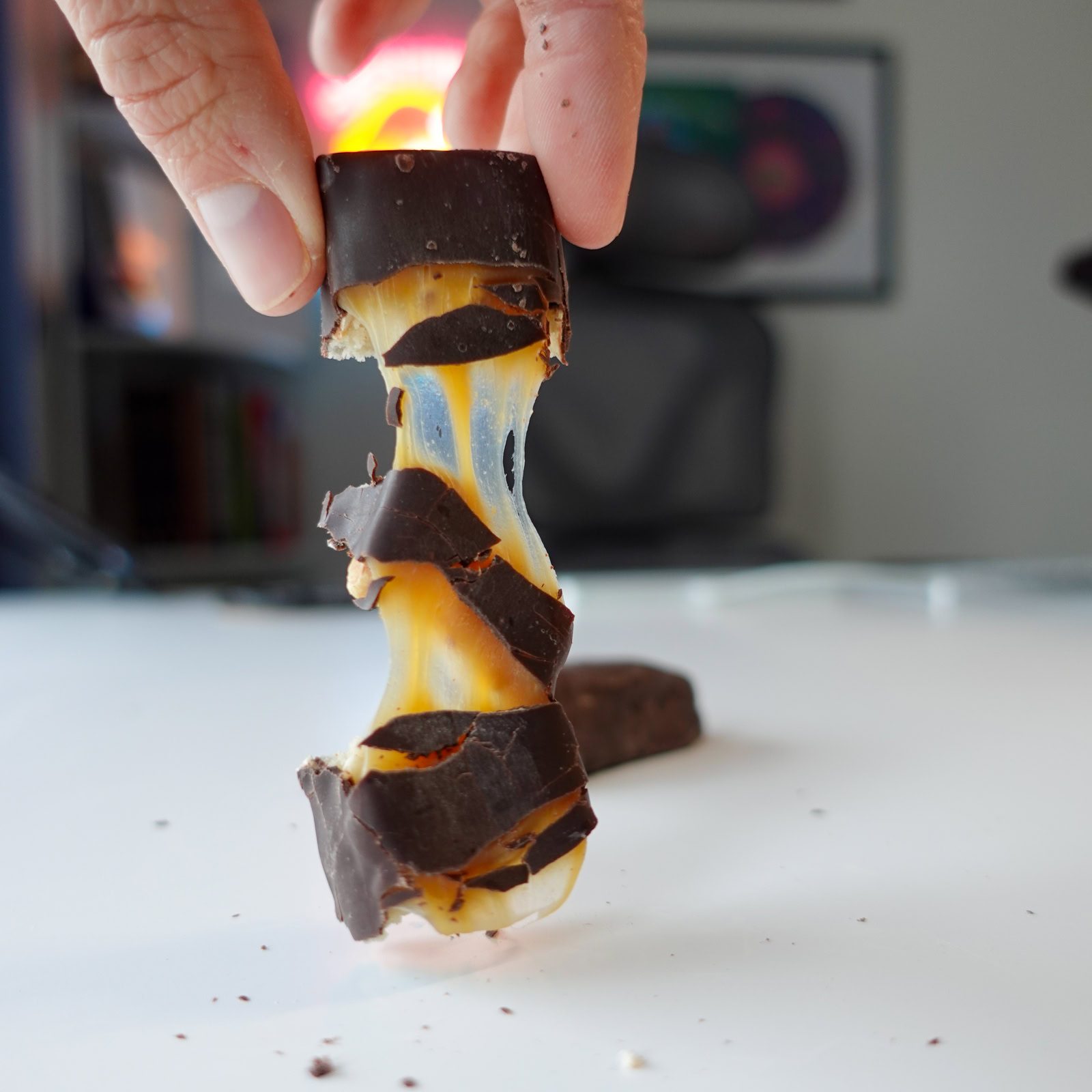 Pulling apart Quest candy bar
