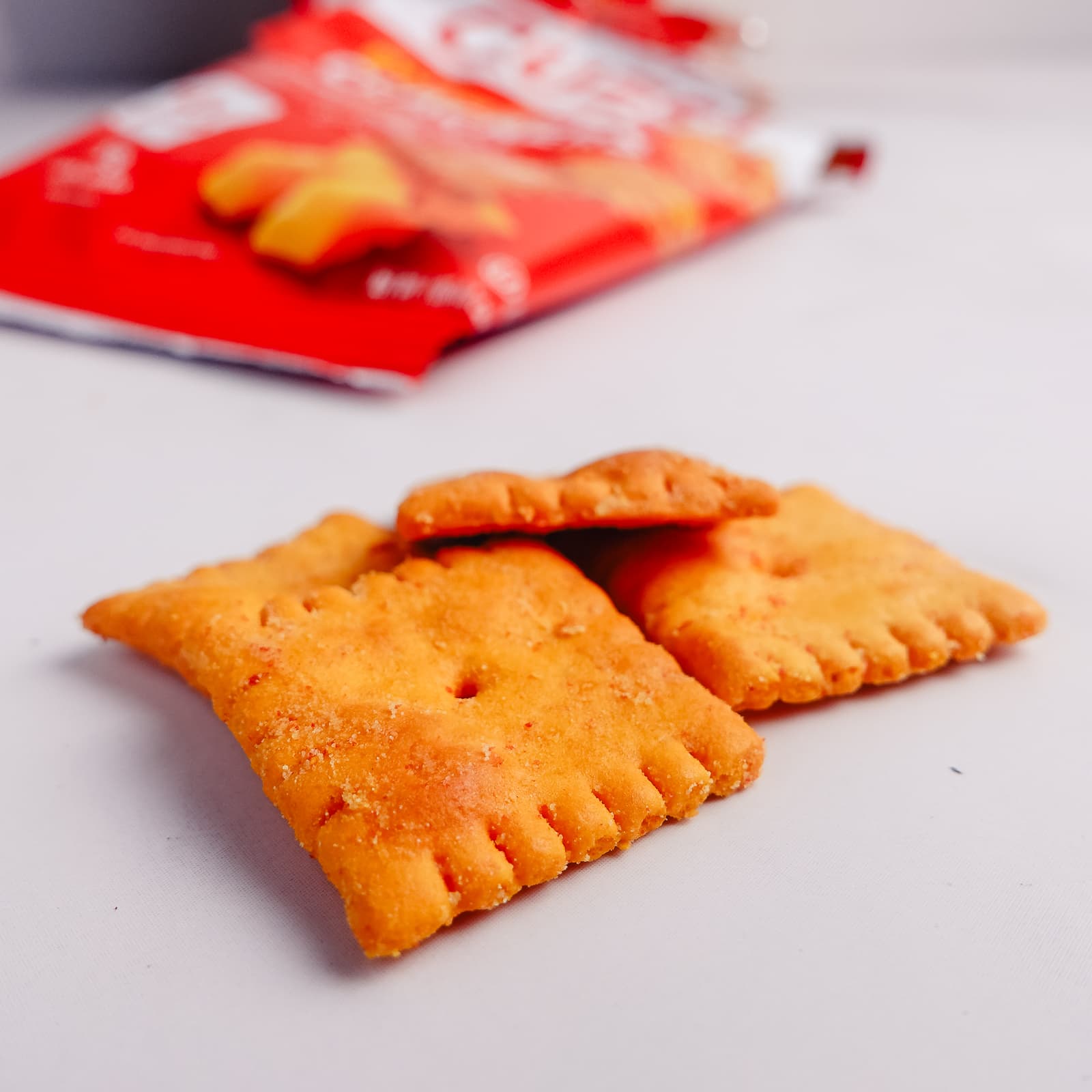 Quest crackers on table