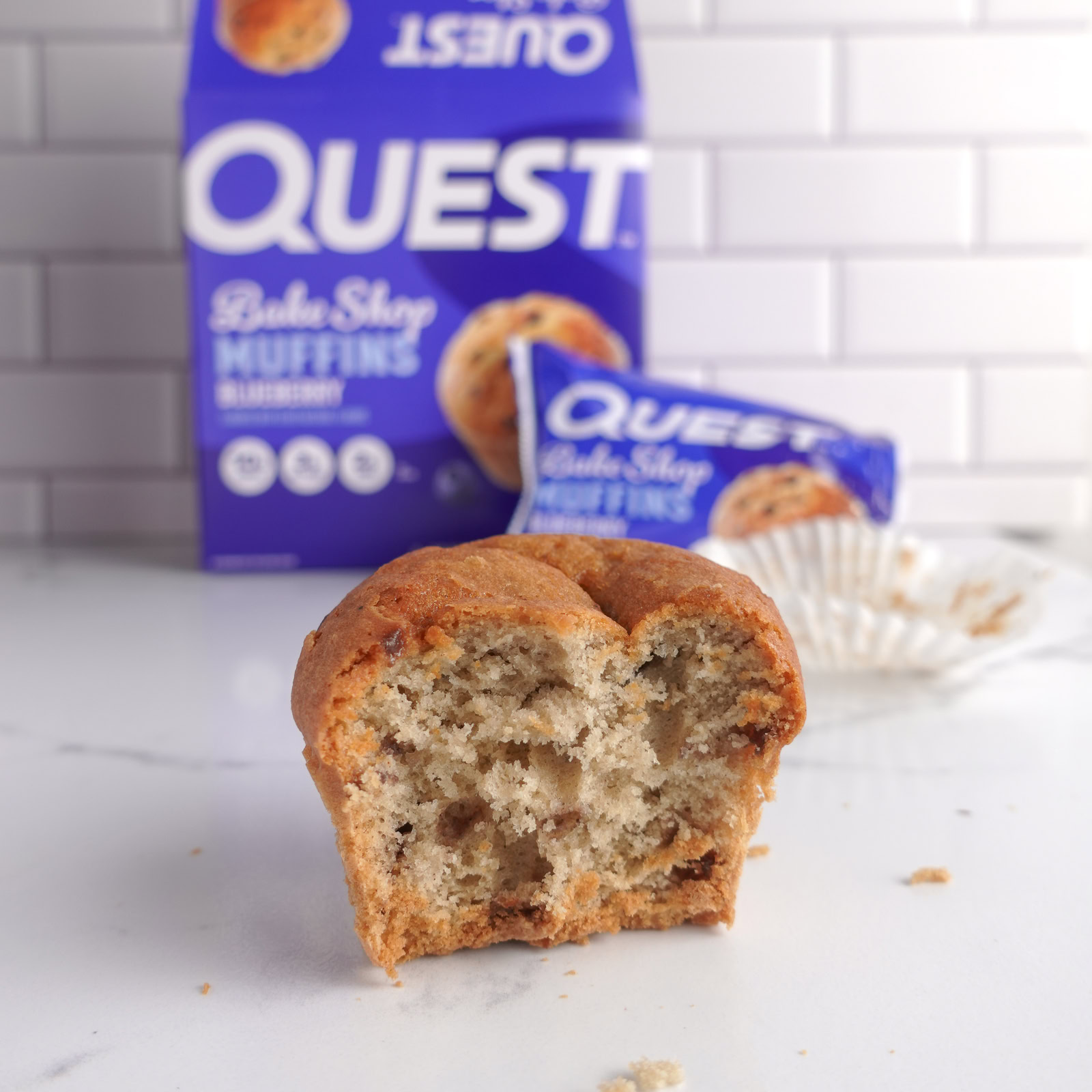 Quest blueberry protein muffin