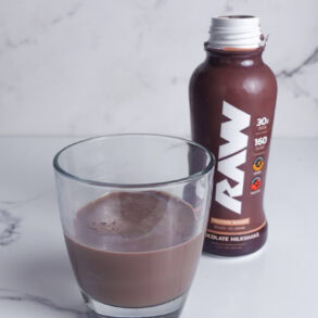 RAW chocolate protein shake