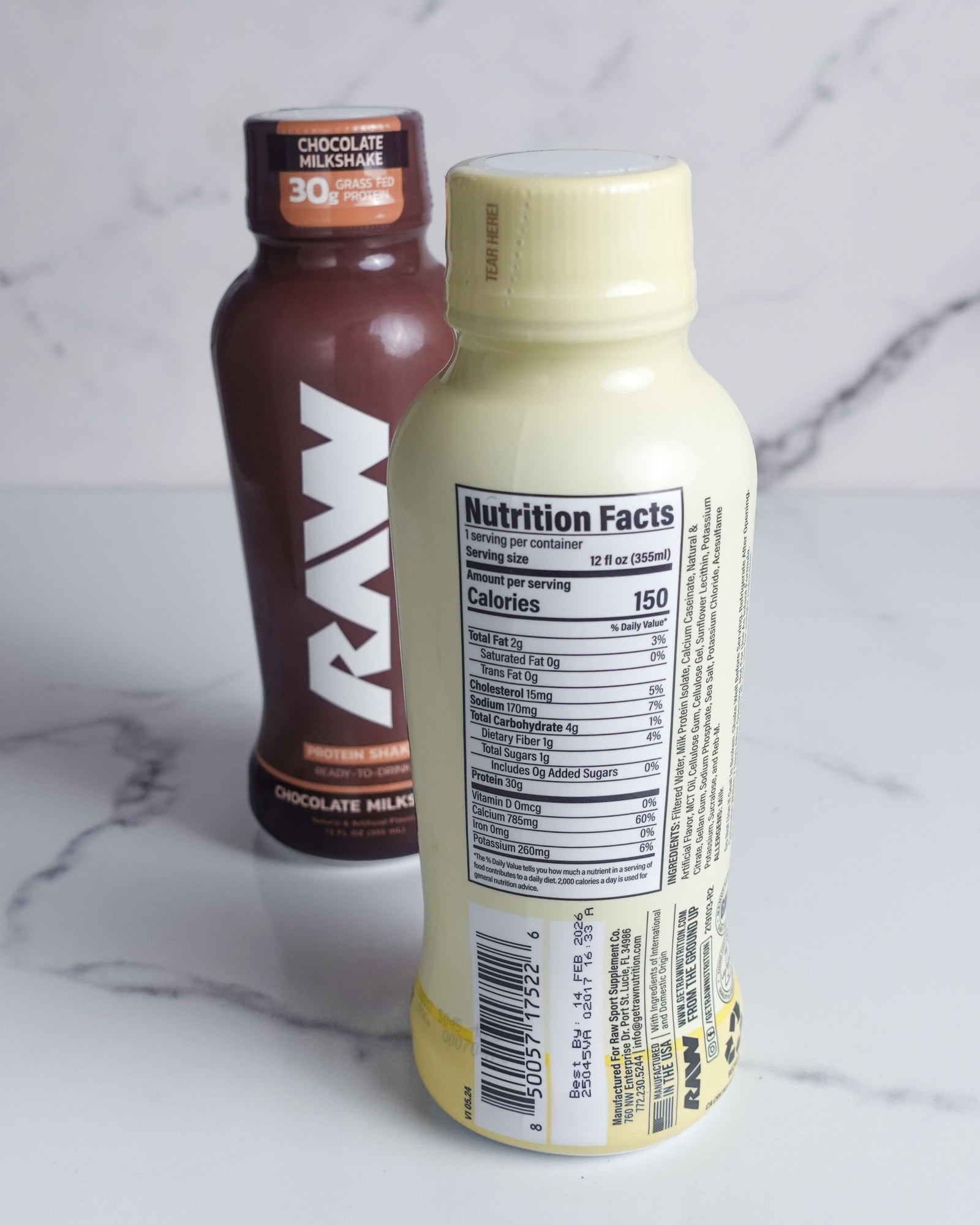 RAW protein shake nutrition