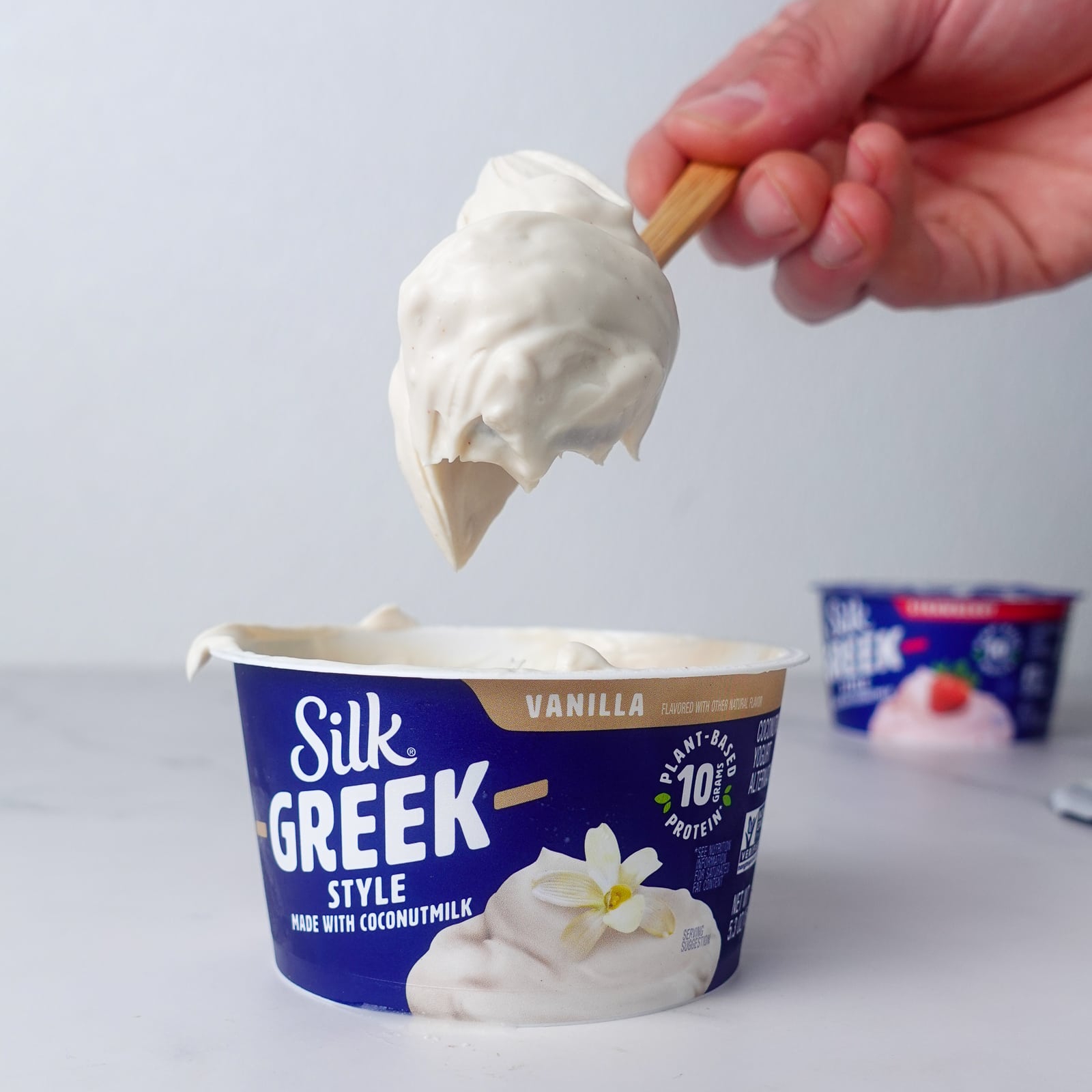 Silk greek vanilla