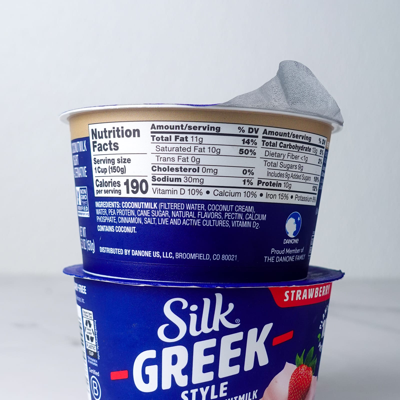 Silk Greek nutrition