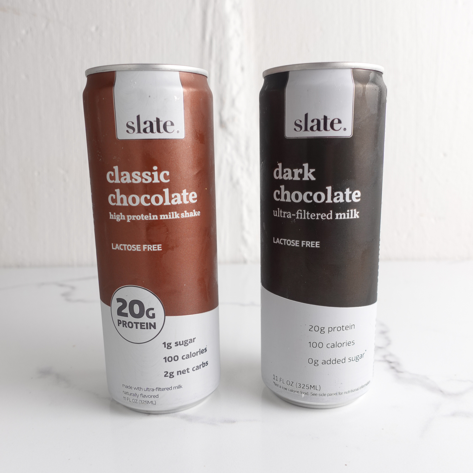 Slate chocolate shakes