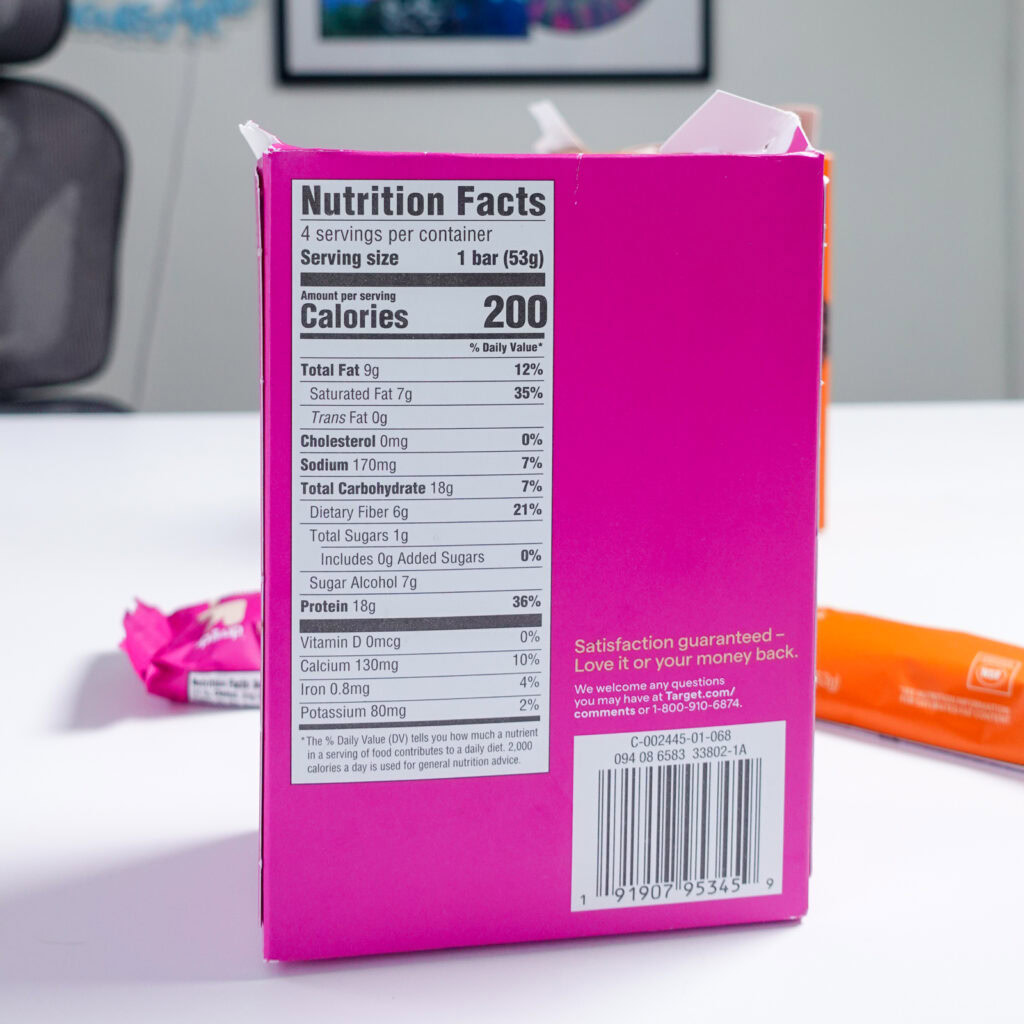 Target Protein Bar Macros