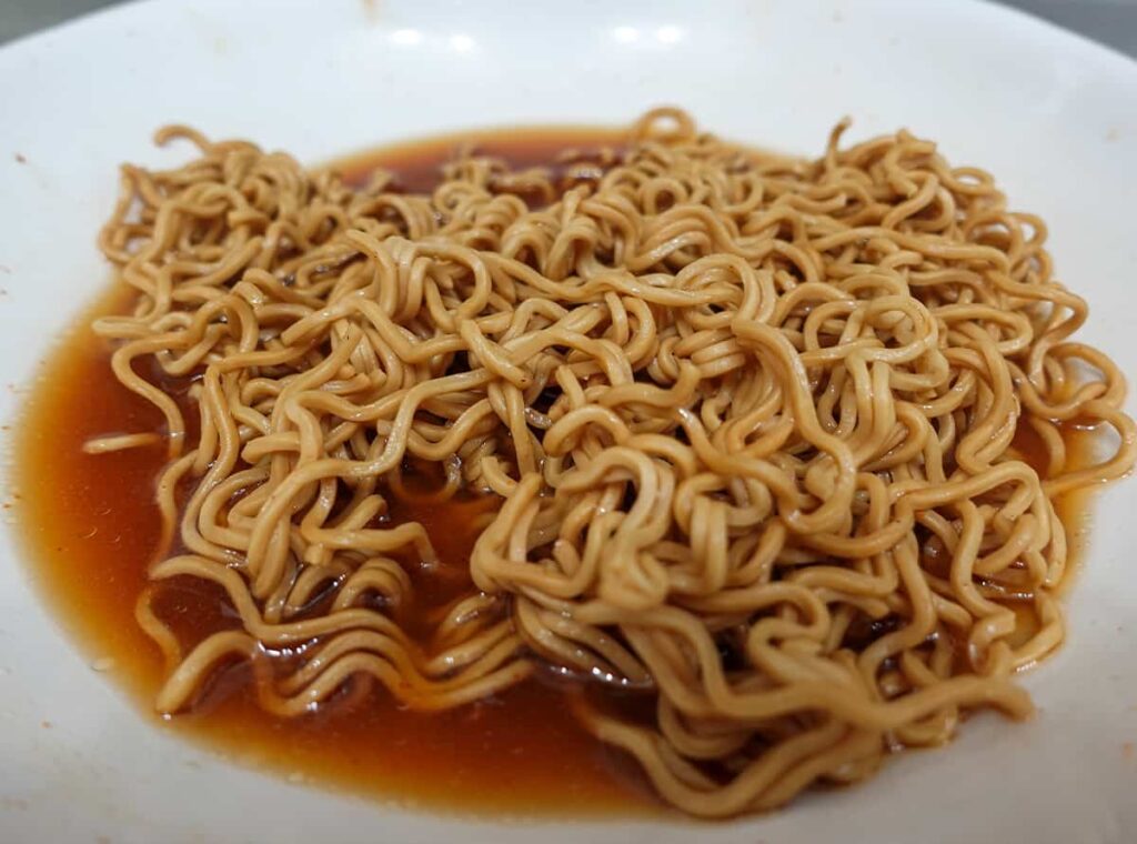 close up of immi ramen